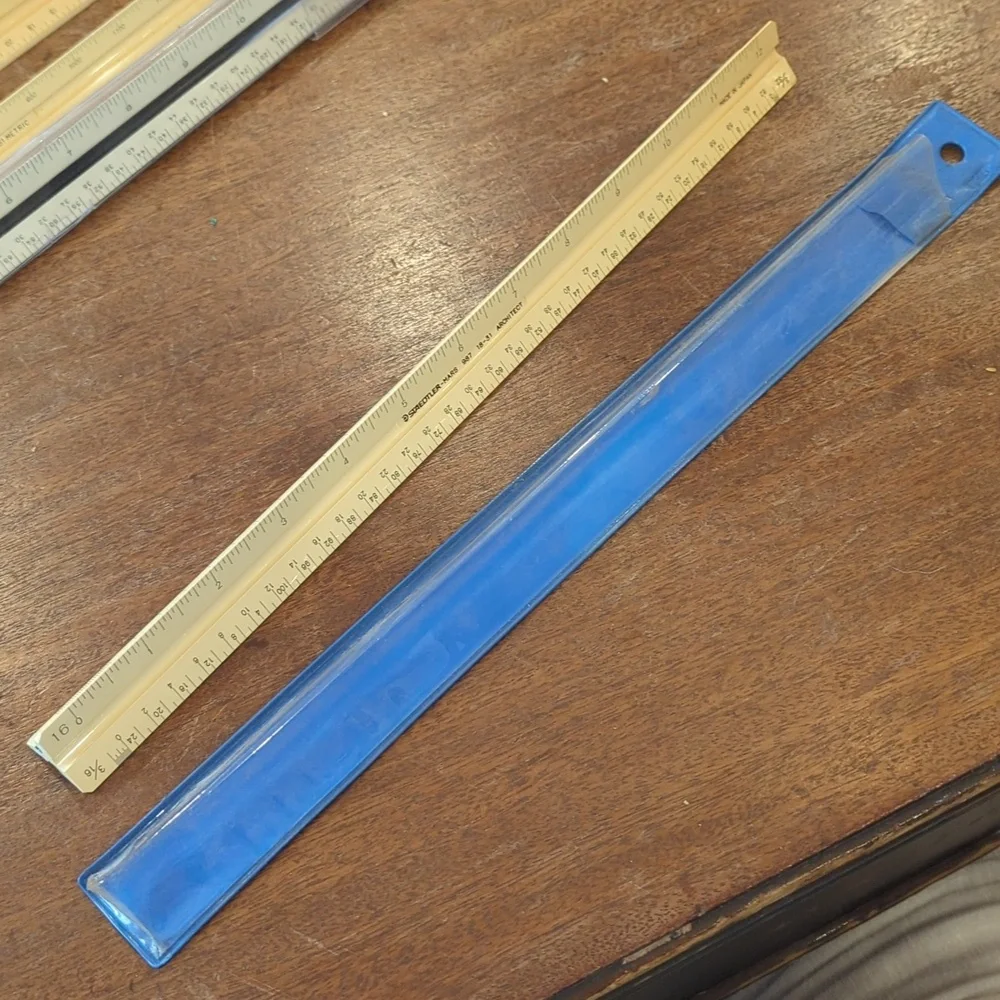 12 Inch Architect/Engineer /Metric Triangular Scale Ruler - Picture 8 of 8